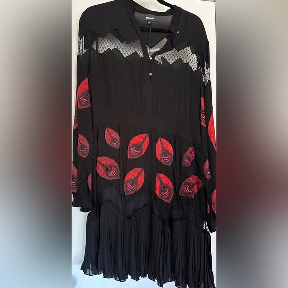 Just Cavalli Printed Knee Length Dress - Picture 1 of 10